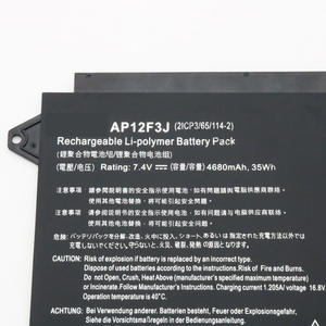 แบตเตอรี่แล็ปท็อปของแท้ของ AP12F3J สำหรับ <span class=keywords><strong>Asus</strong></span> <span class=keywords><strong>Aspire</strong></span> S7 Ultrabook S7แบตเตอรี่โน้ตบุ๊กแบบชาร์จไฟได้391 191 - Product Image 2