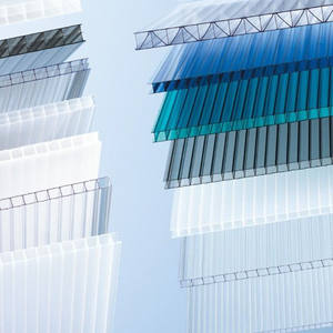 <span class=keywords><strong>แผ่น</strong></span>โพลีคาร์บอเนต Multiwall ขนาด10มม.-25มมสีน้ำตาล<span class=keywords><strong>ใส</strong></span>สีน้ำเงินป้องกันรังสียูวีสองด้านทนต่อสภาพอากาศเรือนกระจก<span class=keywords><strong>หลังคา</strong></span> - Product Image 5