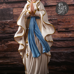15 pouces Catholique <span class=keywords><strong>Notre</strong></span> <span class=keywords><strong>Dame</strong></span> <span class=keywords><strong>de</strong></span> <span class=keywords><strong>Lourdes</strong></span> Statue Résine Sculpture Décoration <span class=keywords><strong>Notre</strong></span> <span class=keywords><strong>Dame</strong></span> <span class=keywords><strong>de</strong></span> <span class=keywords><strong>Lourdes</strong></span> sur Pierre Figurine Cadeau Religieux - Product Image 6
