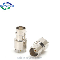 BNC 75ohm RF Coaxial PCB Soudure BNC Connecteur Femelle