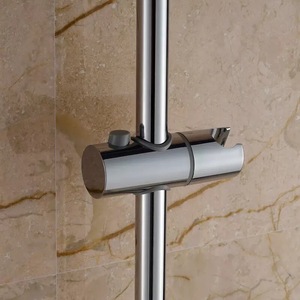 Barre <span class=keywords><strong>de</strong></span> <span class=keywords><strong>douche</strong></span> coulissante en acier inoxydable au design moderne, réglage <span class=keywords><strong>de</strong></span> la hauteur et <span class=keywords><strong>de</strong></span> l'<span class=keywords><strong>angle</strong></span>, pomme <span class=keywords><strong>de</strong></span> <span class=keywords><strong>douche</strong></span> à main, appartement, hôtel - Product Image 6
