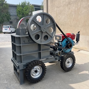 Hot Bán Nhỏ Máy Nghiền Hàm Đá Granite Crasher Máy Nghiền Đá Di Động Máy Nghiền Đá Với Động Cơ Diesel Xách Tay - Product Image 5