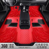 OEM ODM Tapis de sol de voiture 3D personnalisés en cuir imperméable, résistants à l'usure, antidérapants, épaisseur 20 mm, luxe, 5 pièces, BYD Land Rover Land