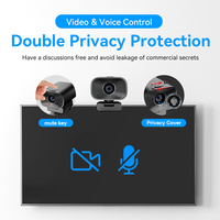 Anywii-cámara web con micrófono y altavoz para ordenador de escritorio, webcam de videoconferencia con usb, zoom, Reunión, todo en uno