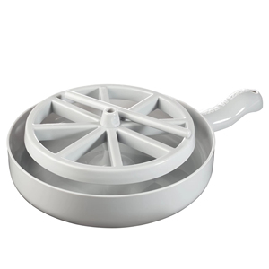Bandeja de plástico para cocinar tocino en microondas con recogedor de grasa - Herramienta duradera y ecológica para preparar comidas en la cocina y el dormitorio - Product Image 4