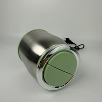 Hachoir Électrique Multifonctionnel de Cuisine avec Bol en Acier Inoxydable, 2 Vitesses, pour Viande, Légumes, Noix, Ail et Purée