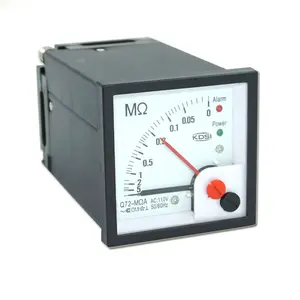 Easy Operation Q72 AC110V AC Analog Insulation Monitor Panel Meter For Marine