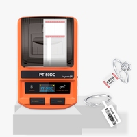 Pabrik grosir murah Mini portabel termal nirkabel BT harga tag Printer 1D/2D Barcode untuk pakaian/Perhiasan saham 1 tahun