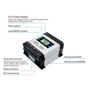 고품질 12V 24V MPPT 태양광 충전 컨트롤러 <span class=keywords><strong>20</strong></span>암페어 - MPPT12/24-20D - Product Image 4
