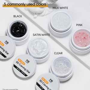 Gel de sculpture ZRKGEL haute viscosité non collant pour la conception d'art 3D sur ongles, fournisseurs OEM/ODM de produits pour ongles avec kit de gel de construction sans TPO ni HEMA - Product Image 6