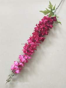 G decorazione per la tavola da <span class=keywords><strong>casa</strong></span> 120cm finto giacinto <span class=keywords><strong>di</strong></span> seta finto lusso <span class=keywords><strong>lilla</strong></span> viola artificiale Delphinium fiore per composizioni floreali - Product Image 4