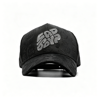 Envío Gratis Gorras de Béisbol de Terciopelo Brillante con Bordado de Pedrería y Perlas, Gorras Personalizadas de 5 Paneles, Gorras Dandi