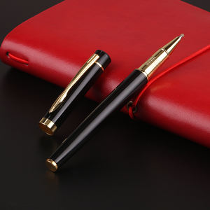 Ручка-роллер класса люкс из черного металла с логотипом на заказ, высокое качество, для бизнеса, 2026 - Product Image 4