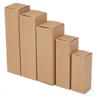 Boîte en papier rigide minimaliste écologique en gros, boîte cadeau en kraft de qualité supérieure, gaufrage, taille personnalisée, logo noir, blanc, naturel
