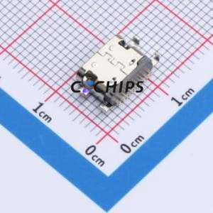 HYCW524-USBC16-210B USB Connector SMD Connector ( Connector Type: Type-C )( Gender: Female )( Mounting Type: Sink Board ) - Product Image 2