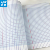 Cahier à couverture rigide ligné Seyès de qualité supérieure, papier d'écriture premium pour le bureau, les résumés de travail quotidien et les notes de réunions professionnelles