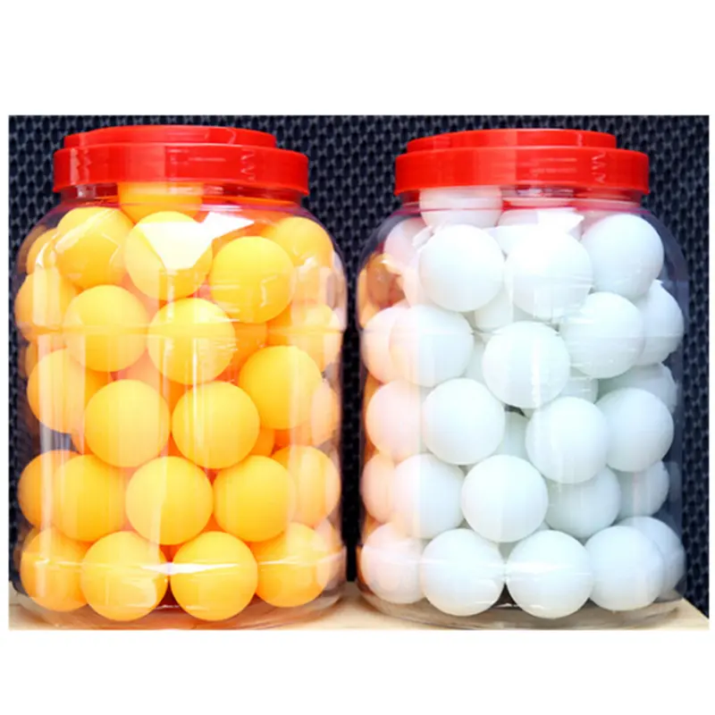 Balles de Tennis de Table, blanc et jaune, Options de ping-pong, de bonne qualité, 60 pièces/pot, nouvelle collection