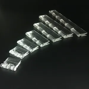 广州批发透明亚克力铰链透明水晶塑料铰链橱柜储物盒