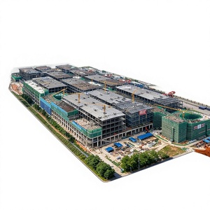 อาคารโกดังโครงสร้างเหล็กสำเร็จรูปประหยัดพลังงาน ทนทาน ขนาดใหญ่ เหมาะสำหรับโรงงาน โรงเรียน และห้างสรรพสินค้า - Product Image 1