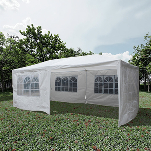 Carpa de Jardín Económica de 3x6 Metros, de Acero y Polietileno, Diseño Moderno, Portátil y Resistente, para Iglesia, Ventanas, Fiestas, Muebles de Exterior - Product Image 1