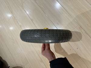 2.50-4 3.00-4 3.50-4 3.50-8 4.00-8 पी फोम से भरे ठोस टायर व्हीलबारो हैंड ट्रॉली - Product Image 4