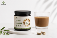 Poudre d'extrait de champignons 10-en-1 en vrac |   Mélange de Lion's Mane, Reishi, Cordyceps et Chaga |   40% de polysaccharides pour soutenir le système immunitaire
