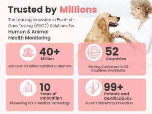 수의사 필수품 낮은 MOQ 글로벌 핫 세일 강아지 고양이 당뇨병 관리 휴대용 재사용 가능한 혈당 테스트 키트 안전하고 신뢰할 수 있음 - Product Image 3