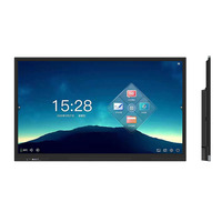 Pantalla Interactiva Inteligente con Retroiluminación LED de 55 65 75 85 98 100 110 Pulgadas, Pantalla Táctil HDTV, Pizarra Blanca Educativa de Panel Plano