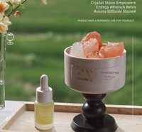 Coffret Cadeau de Pierres Aromatiques en Cristal Faites à la Main de Luxe – Diffuseur de Parfum d'Ambiance pour la Maison, Chambre et Dortoir, Écologique – Idéal pour les Fêtes/Noël