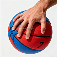 Ballon de basketball Toprate, couleurs tendance, durable, taille officielle 6 et 7, thermocollé en PU, résistant à l'eau, écologique, pour intérieur et extérieur
