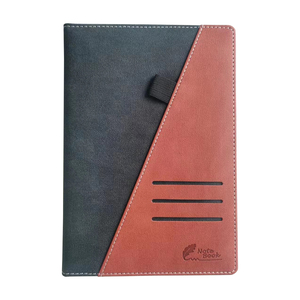 A5 Brown <strong>Notebook</strong> Wholesale <strong>High</strong> <strong>Quality</strong> Design <strong>Notebook</strong> and Pen Customizable 104 Sheets with Card Pocket - Product Image 1