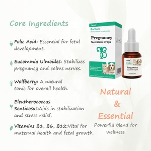 Pevet Pré-accouchements Gouttes de Fertilisation Complément Nutritionnel pour Chiens et Chats - Développement Fœtal Complexe B Herbal Acide Folique Soin Complet - Product Image 6
