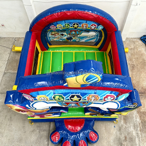 Thương mại Ngoài trời 4x4.5m bên <span class=keywords><strong>Inflatable</strong></span> phim hoạt hình nhảy lâu đài bouncy cho trẻ em <span class=keywords><strong>Inflatable</strong></span> nhà bị trả lại với Blower - Product Image 5