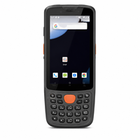 Terminal de données portable industriel Android 13 robuste avec lecteur de codes-barres, écran 4 pouces, clavier, technologie NFC, pour l'inventaire d'entrepôt et la gestion MES, 4 Go
