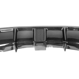Difusor Trasero Estilo MP de Fibra de Carbono Húmeda con LED para Parachoques Trasero de <span class=keywords><strong>BMW</strong></span> <span class=keywords><strong>Serie</strong></span> 4 F32 F33 F36 Línea <span class=keywords><strong>Sport</strong></span> Salida Doble Lateral Única - Product Image 4