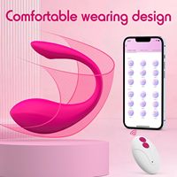 9 Vibrationsmodi APP-Fernbedienung Anal/G-Punkt Tragbarer Slip-Vibrator für Frauen