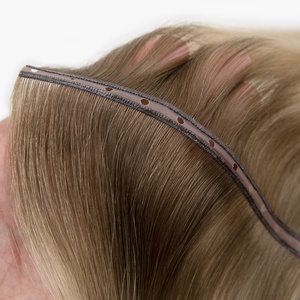 Extensions de <span class=keywords><strong>cheveux</strong></span> Genius Medusa Weft, double trame, <span class=keywords><strong>cheveux</strong></span> russes, trame à trous, double languette, trame papillon, extensions invisibles - Product Image 2