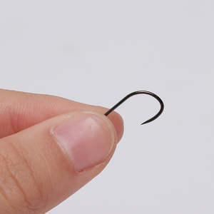 Anzuelos de pesca al por mayor sin púas de acero de alto carbono para atado de moscas Streamer y Stonefly, ultra afilados Wooly Bugger para pesca en agua salada - Product Image 4