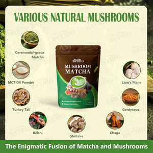 BSTBIO Mistura De Cogumelos Naturais Orgânicos Cerimonial Grau Matcha Em Pó MCT Óleo com Cogumelo Matcha - Product Image 4