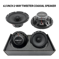 Haut-parleur de voiture 6,5 pouces économique à cône en carbone, système audio professionnel à bobine simple de 2 pouces, 120W RMS, puissance 150-300W, 96dB max.