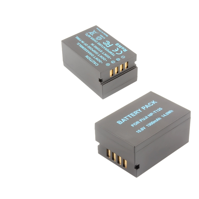 1300mAh 10.8V NP-T125 High Quality Rechargeable Lithium-ion Battery for GFX 50S GFX50R GFX100 Cameras Replacement Battery Pack