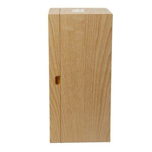 Boîte à vin en MDF faite à la main pour une bouteille avec option de gravure de logo, forme rectangulaire, personnalisable pour cadeau et artisanat - Product Image 2