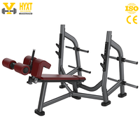 Banc de musculation inclinable robuste avec pile de poids de 95 kg pour la force et la condition physique en salle de sport