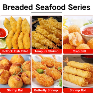 Gaufrettes <span class=keywords><strong>de</strong></span> crevettes surimi frites, snacks <span class=keywords><strong>de</strong></span> fruits <span class=keywords><strong>de</strong></span> mer, galettes <span class=keywords><strong>de</strong></span> crevettes panées surgelées, certifiées HALAL, <span class=keywords><strong>vente</strong></span> <span class=keywords><strong>en</strong></span> <span class=keywords><strong>gros</strong></span> <span class=keywords><strong>en</strong></span> vrac - Product Image 4