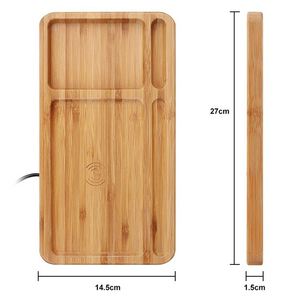 Eco-Friendly Natural Bamboo Adjustable Phone <b>Stand</b> Cell Phone Holder Custom Logo Universal Smartphone/<b>Tablet</b> Office Handmade - Product Image 4