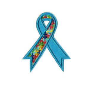 Toppe Ricamate Personalizzate Colorate Rosa per la Consapevolezza del Cancro al Seno, Patch da Cucire o Applicare con Ferro da Stiro, Salutari per i Vestiti - Product Image 3
