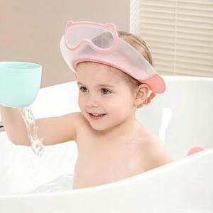 Visière de bain en silicone pour enfant, réglable, anti-fuite, protection des oreilles - Product Image 2
