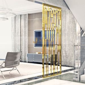 EX542 Modern Foldable Laser Cut Stainless Steel <b>Screen</b> Partition for Commercial Interior Design Engineering Project - Product Image 5