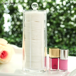 Choix amusant rotatif acrylique maquillage boîte de rangement Rectangle <span class=keywords><strong>coton</strong></span>-<span class=keywords><strong>tige</strong></span> conteneur de stockage en plastique nécessités quotidiennes organisateur - Product Image 5