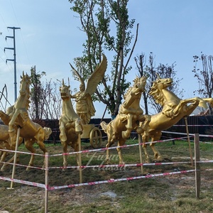 Escultura de Caballo de Guerra de Bronce para Exteriores, Tamaño y Diseño Personalizables, Decoración para Jardín o Plaza - Product Image 3